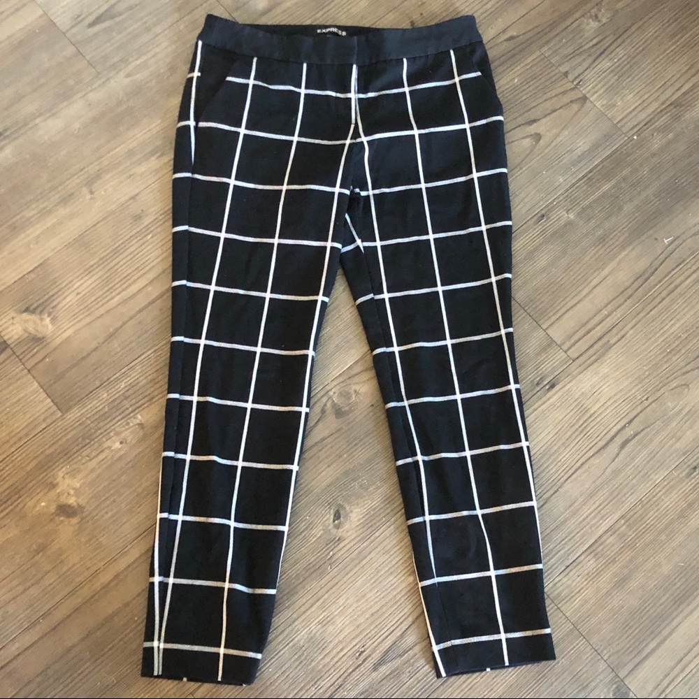 Patterned Suit Pants